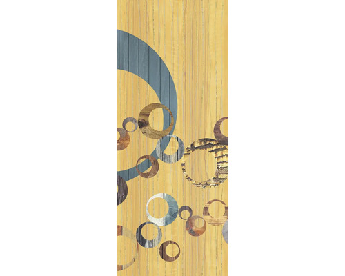 Fototapet vlies 6015A-VD1 United Panel 100x250 cm Placă decorativă cu design circular pe lemn