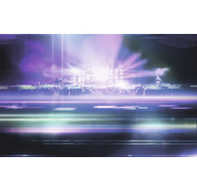 Eveniment concert cu mulțime și iluminare scenică