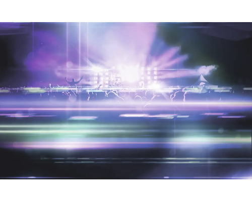 Eveniment concert cu mulțime și iluminare scenică