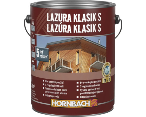 Lazură pentru lemn 3 în 1 Hornbach Super Holzlasur teak 5 | HORNBACH