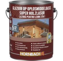 Lazură de lemn pe bază de solvent în găleată metalică pentru utilizare la exterior