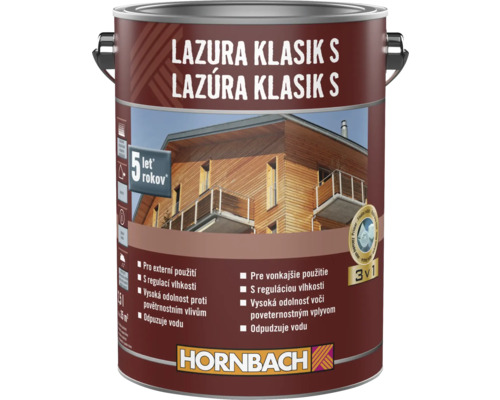 Lazură pentru lemn în găleată metalică cu logo-ul Hornbach