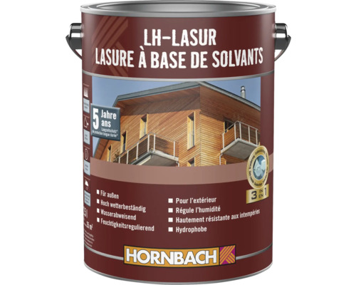 LH Lazura lazură de protecție a lemnului pe bază de solvenți în găleată metalică