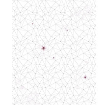 Tapet cu model geometric triunghiular și elemente florale