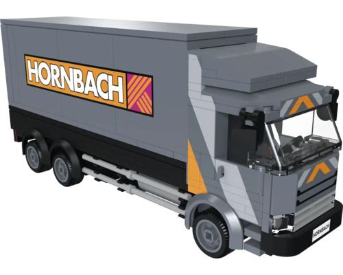 Camion Hornbach din blocuri de construcție