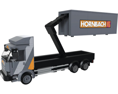 Model LEGO Hornbach al unui camion cu container