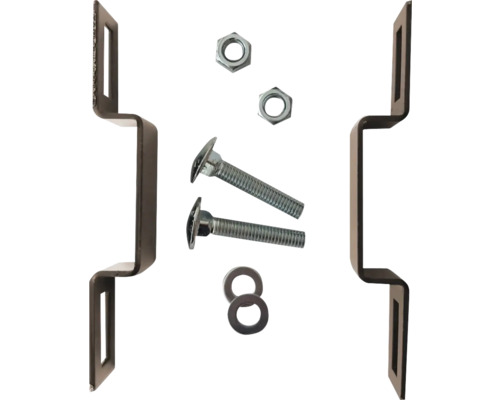 Material de fixare cu unghi, șuruburi, piulițe și șaibe