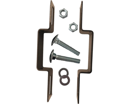 Suport metalic cu șuruburi, piulițe și șaibe