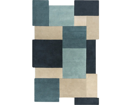 Covor cu model geometric din dreptunghiuri