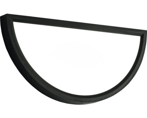 Aplică perete interior cu LED integrat Revit 18W 1800 lumeni 3000-6500K negru Toc de fereastră semicirculară