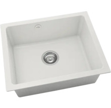 Chiuvetă din minerale turnate cu set de scurgere