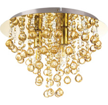 Lumină de plafon cu pandantive decorative din cristal