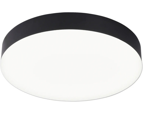 Plafonieră cu LED integrat Spirit 24W 2400 lumeni, lumină albă 3000-6500K, metal/negru Lumină rotundă de plafon