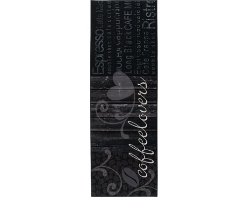 Runner de cafea cu motive de cafea și inscripția Coffee Lovers