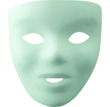 Mască de față din papier-mâché