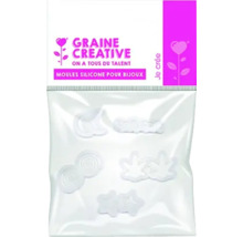 Forme de silicon pentru bijuterii de la Graine Creative în ambalaj