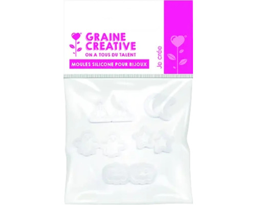 Matriță silicon bijuterii Mystic, 5 forme Forme de silicon Graine Creative pentru bijuterii într-un ambalaj