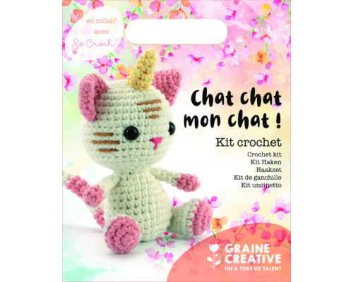 Set croșetat pisică Chat