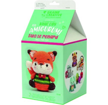 Set Amigurumi Taku vulpea în ambalaj