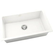 Chiuvetă ceramică cu garnitură de scurgere