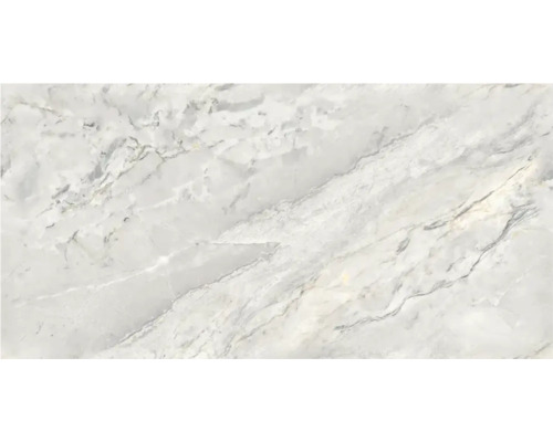 Gresie exterior / interior porțelanată glazurată rectificată Craft gri 60x120 cm Placă de marmură cu aspect de piatră naturală