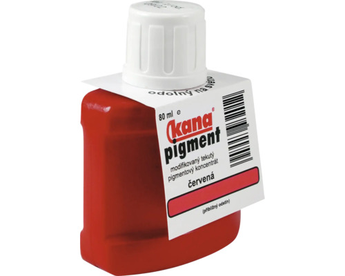 Kana Pigment concentrat de pigment lichid de culoare roșie, 80 ml