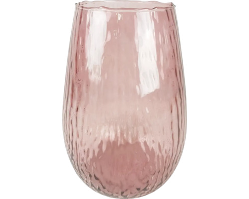 Vază decorativă din sticlă cu suprafață neregulată