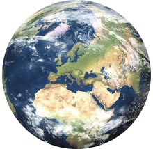 Vedere a globului pământesc cu Europa, Africa și Asia