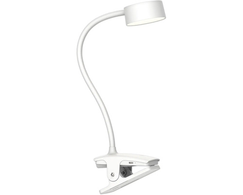 Lampă LED cu clemă și braț flexibil