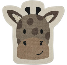Covor girafă cu față de animal
