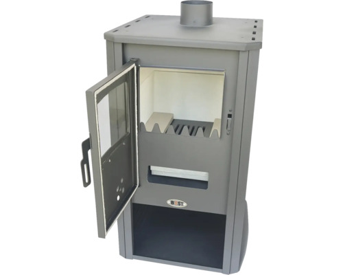 Șemineu cu ușa deschisă