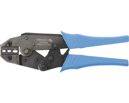 Clește de sertizat papuci izolați Högert 0,5-6 mm² Cleste sertizat tuburi terminale Högert HT1P202 pentru tuburi terminale