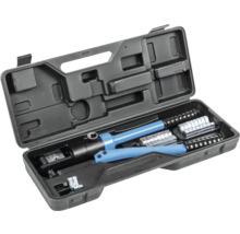 Clește de sertizare cu inserții în cutie de scule