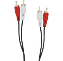 Cablu RCA cu conector roșu și alb