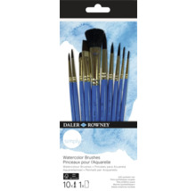 Set de pensule pentru acuarelă Daler Rowney cu zece pensule