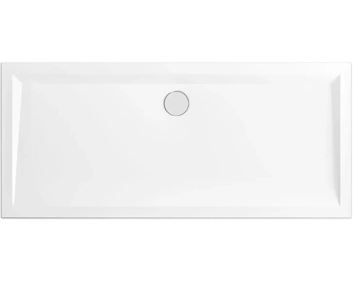 Cădiță duș dreptunghiulară Schulte, 80x180 cm, acril alb, incl. picioare și sifon scurgere Cădiță de duș dreptunghiulară cu scurgere în centru.