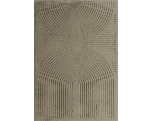 Covor pufos Romance Reno maro ciocolatiu 160x230 cm Covor cu model geometric