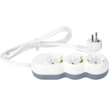 Cablu prelungitor cu trei prize pentru interior