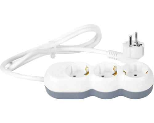 Cablu prelungitor cu trei prize pentru interior