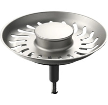 Sită metalică pentru chiuvetă cu dop