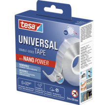 Bandă adezivă dublă universală Tesa cu Nano Power, 3 metri pe 30 milimetri