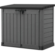 Cutie de scule gri cu uși blocabile pentru exterior