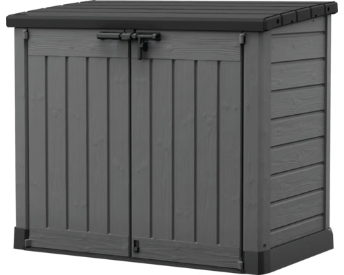 Cutie de scule gri cu uși blocabile pentru exterior