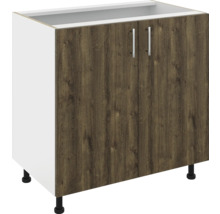 Dulap inferior cu două uși și mânere