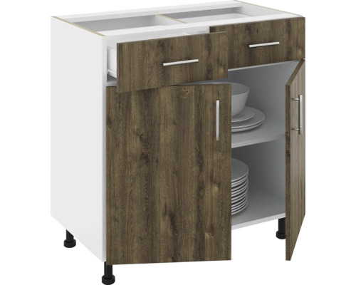 Dulap de bază pentru bucătărie cu sertar și rafturi