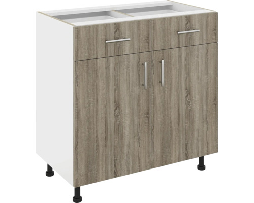 chito スカプラリオ Corp inferior bucătărie Karo 80 cm, 2 uși 2 sertare, | HORNBACH