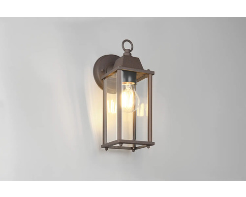 Lămpi de perete din metal și sticlă cu bec