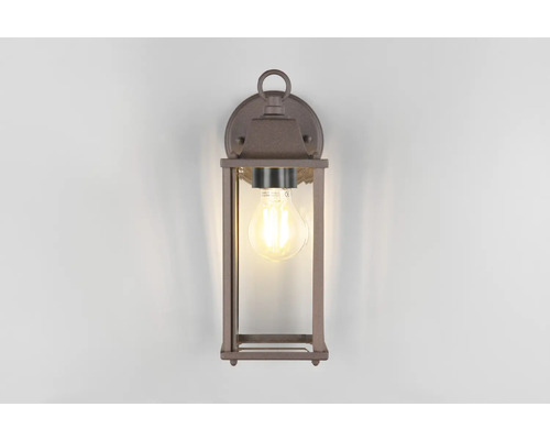 Lumină de perete cu cadru dreptunghiular și bec