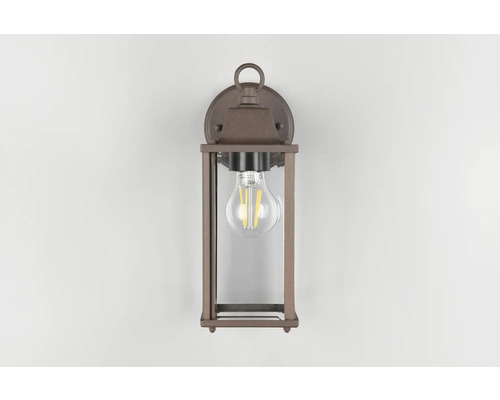 Lumină de perete cu sticlă transparentă și sursă de lumină