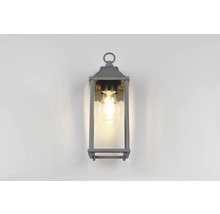 Lampa de perete cu abajur dreptunghiular și bec
